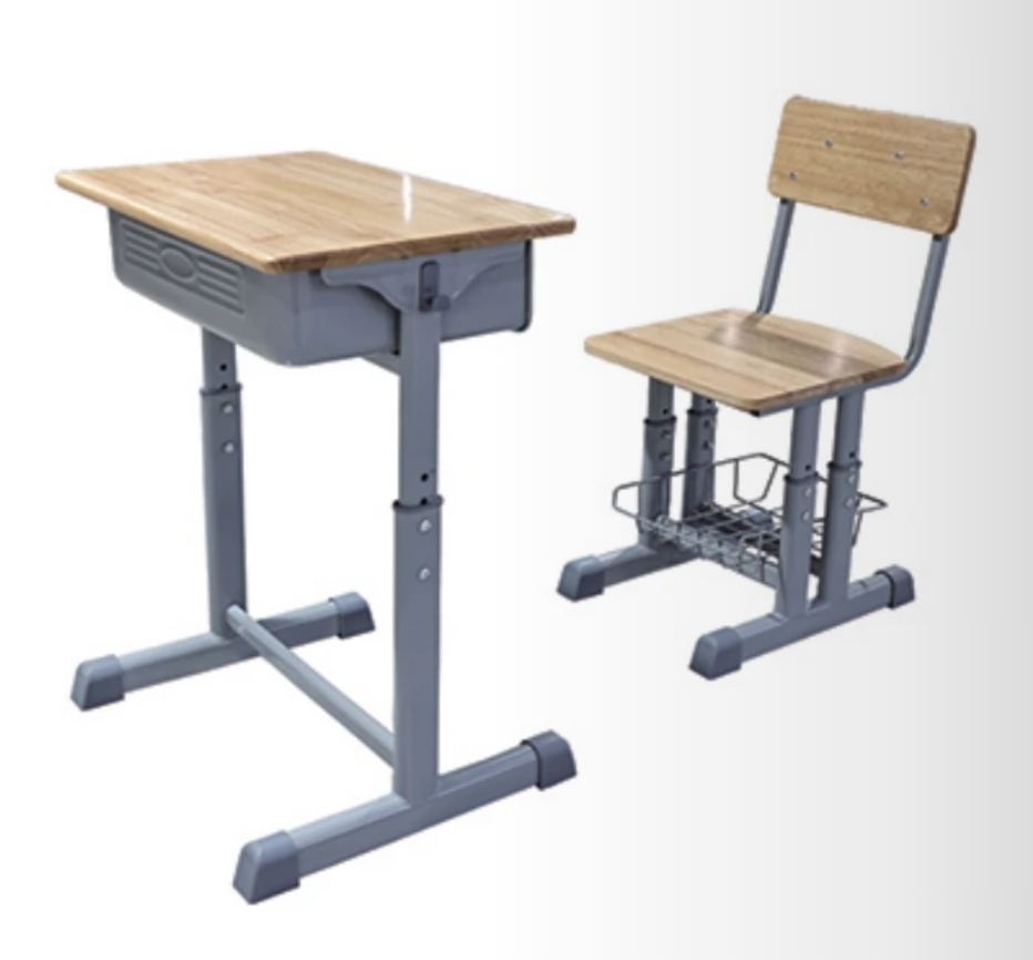 單人帶靠背可調節(jié)桌椅